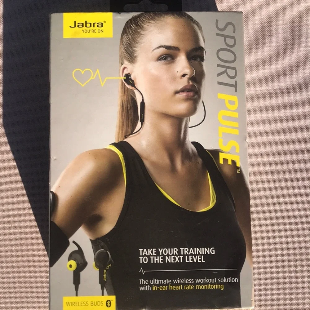 NEW in box Earbuds by Jabra sport pulse in-ear heart rate monitoring